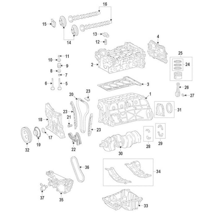 Mercedes Engine Camshaft 2740503200